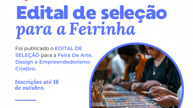 Faça parte da Feira de Arte, Design e Empreendedorismo Criativo!